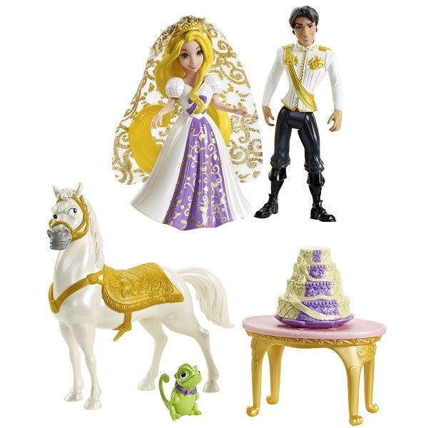 Figurine Raiponce : Coffret mariage - Mattel-X5113