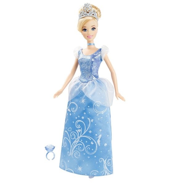 Poupée paillettes Princesses Disney  : Cendrillon - Mattel-X2843