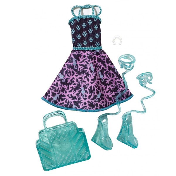 Vêtements pour Poupée Monster High : Lagoona Blue - Mattel-Y00397-Y0399