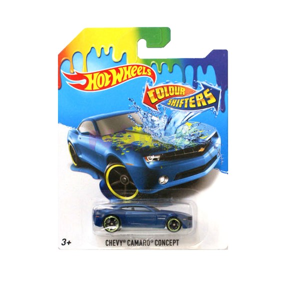Voiture Hot Wheels : Colour Shifters : Chevy Camaro Concept - Mattel-BHR15-DNN08