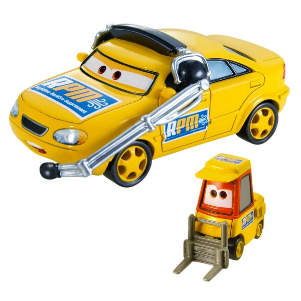 Voitures Cars : Coffret 2 véhicules : Chief RPM et Petrol Pulaski - Mattel-Y0506-CDP69
