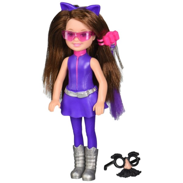 Poupée Barbie Junior : Poupée Agent secret Tenue violette - Mattel-DHF09-DHF11