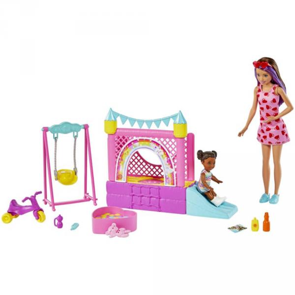Coffret Barbie Skipper Aire De Jeu - Mattel-HHB67