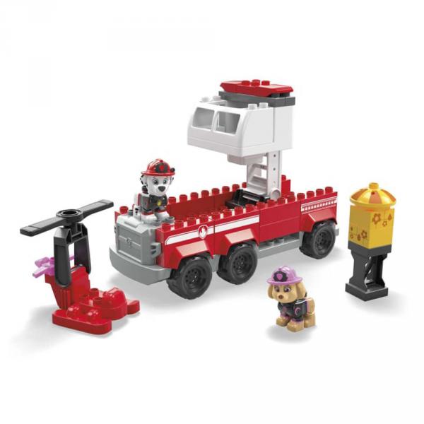 Mega Bloks : Pat’Patrouille (Paw Patrol) : Super Camion De Pompier de Marcus - Mattel-HHN05