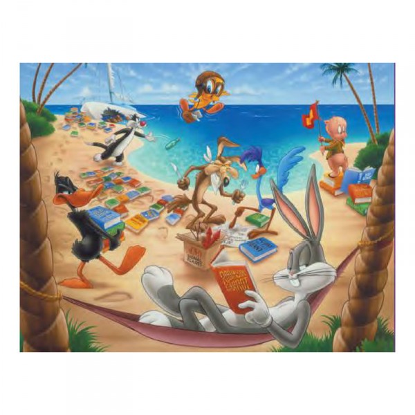 Puzzle 45 pièces : Looney Tunes, les Robinsons - MB-39709-39710