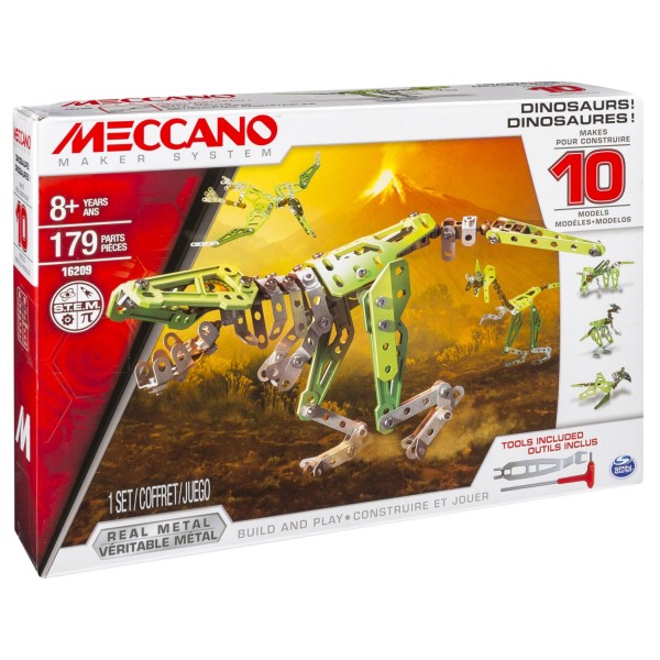 Meccano Dinosaures 10 modèles - Meccano-6033323