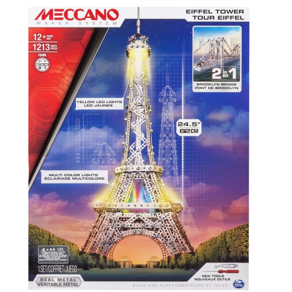 Meccano Tour Eiffet lumineuse - Meccano-6024900