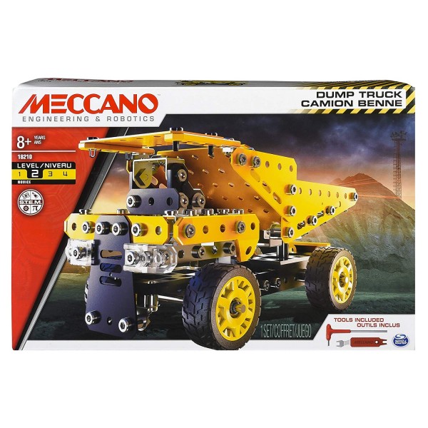 Meccano : Thème chantier : Camion Benne - Meccano-6042093