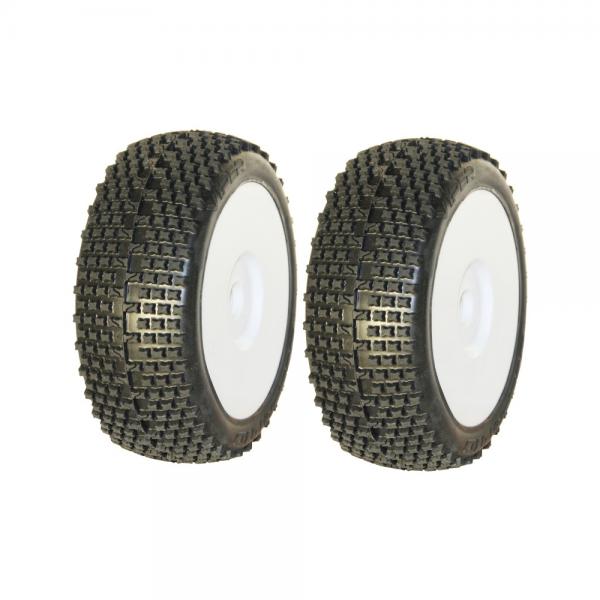 Tyre set pre-mounted "Viper RC M3 Soft" , fits "Buggy 1/8" 17mm Hex Rims Medial Pro - MPR-MP-6425-M3
