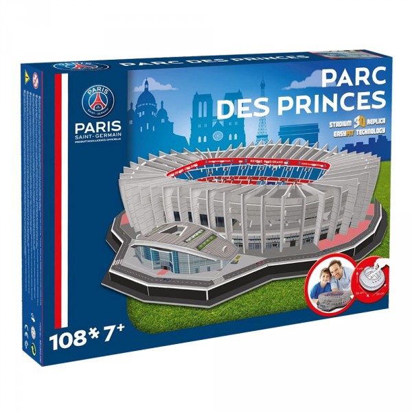 Puzzle 3D 108 pièces : Stade de foot : Parc des Princes (Paris Saint-Germain) - Megableu-033001