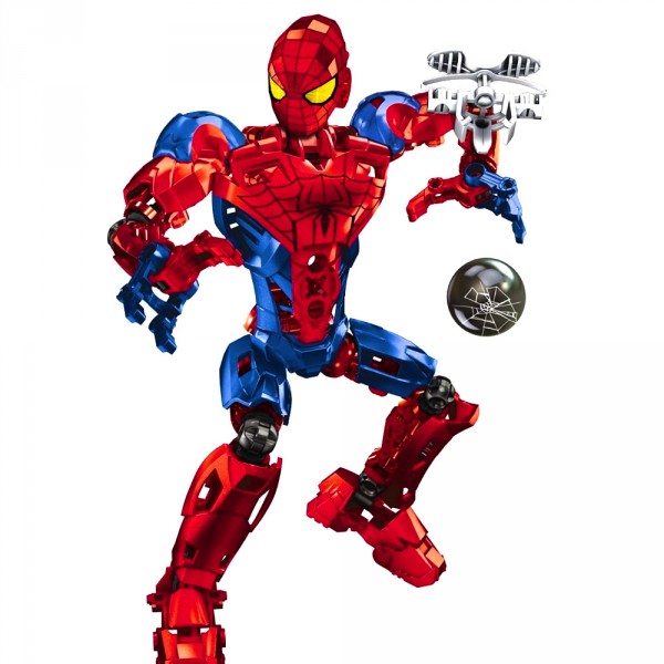 Figurine Spiderman Techbot à construire : Spider-Man - Megabloks-91329-91331