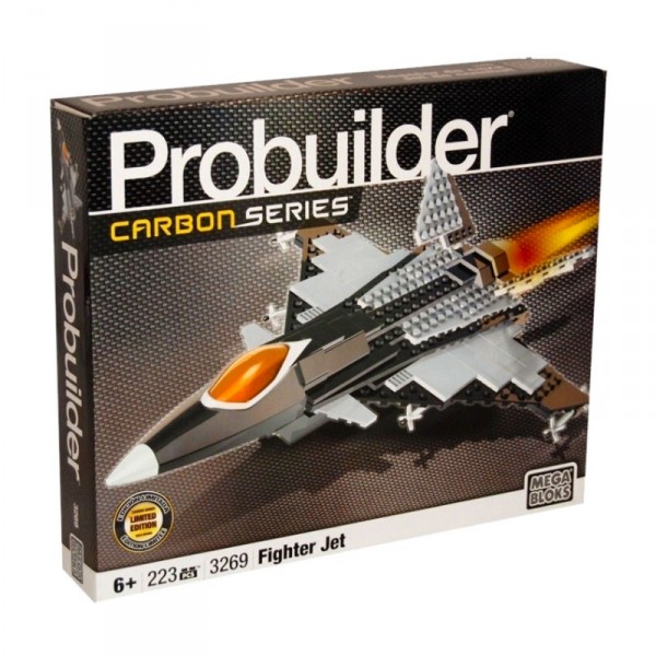 Jet de combat à construire : Probuilder : Edition limitée Carbon series - MegaBrands-03269