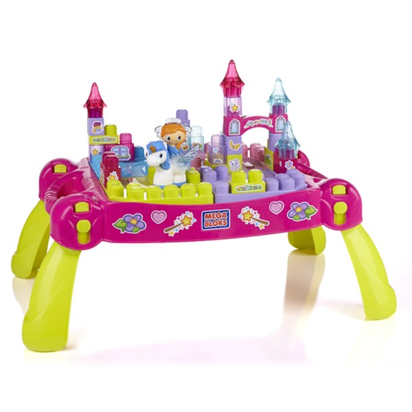 Megabloks : Table de constructions Play n'Go Petite princesse étincellante - Megabloks-CXP12-80443