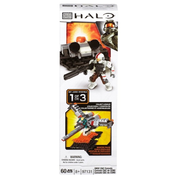 Megabloks Halo : Assemblez et combinez 1 de 3 : Console de commande et de contrôle du CSNU - Megabloks-97130U134-97131