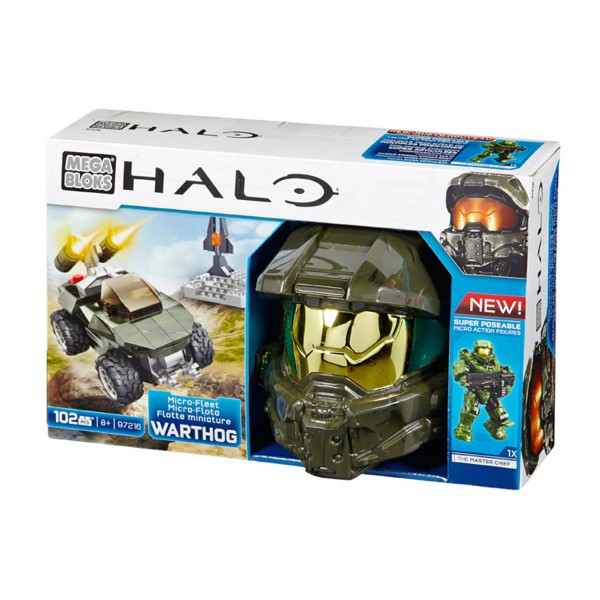 Megabloks Halo : Attaque des Warthogs de la flotte miniature - Megabloks-97216U