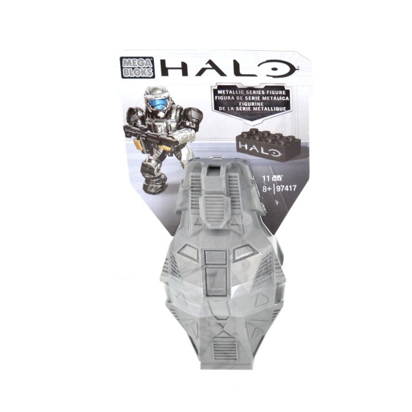 Megabloks Halo : Capsule d'atterrissage avec figurine métallique : Argenté - Megabloks-97416UT134-97417