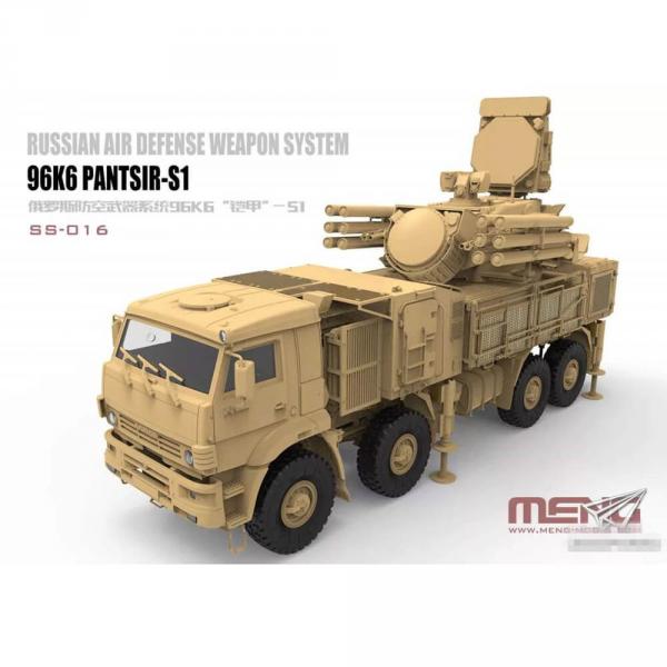 Maquette véhicule militaire : 96K6 Pantsir-S1 - Meng-SS-016