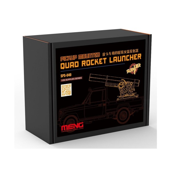 Modélisme : Lance-roquettes pour véhicules de type Pick-Up - MengModel-MENG-SPS040