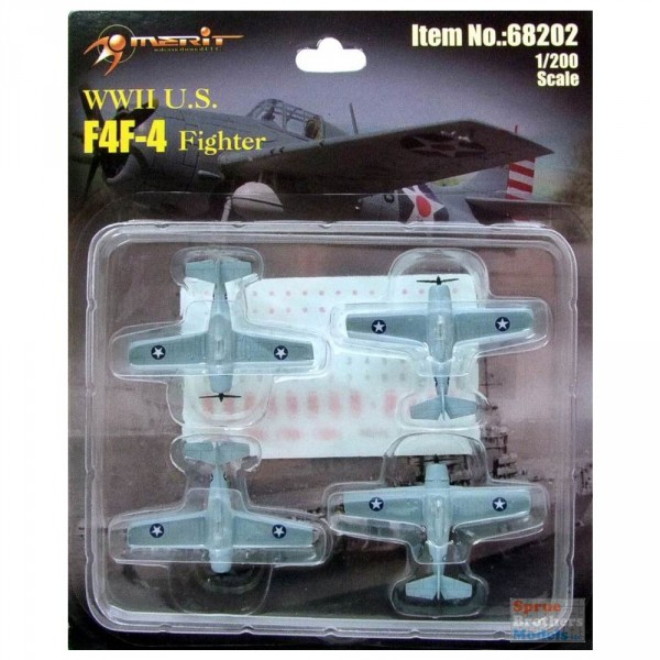 Maquette Avions Militaires : F4F-4 Wildcat - Merit-68202