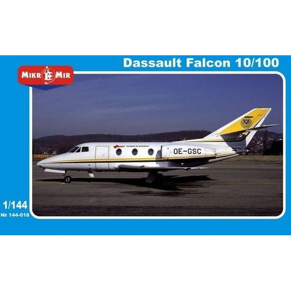 Dassault Falcon 10/100 - 1:144e - Micro Mir  AMP - MM144-018