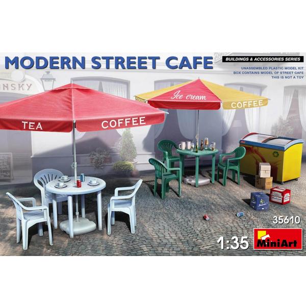 Accessoires de dioramas : Café de rue  - MiniArt-35610