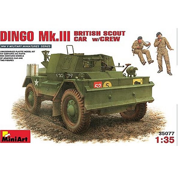 Maquette Damler Dingo MK III avec équipage - MiniArt-35077