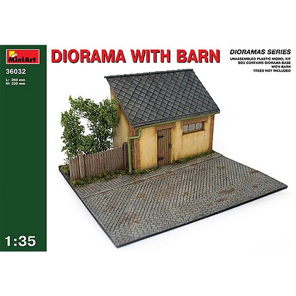 Diorama 1/35 avec étable - MiniArt-36032