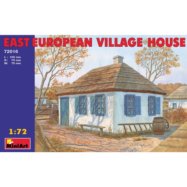 Diorama 1/72 : Maison de village de type Europe de l'Est - MiniArt-72016