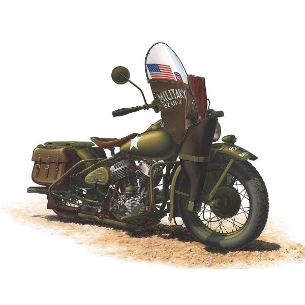 Maquette Moto US WLA Harley Davidson - MiniArt-35080