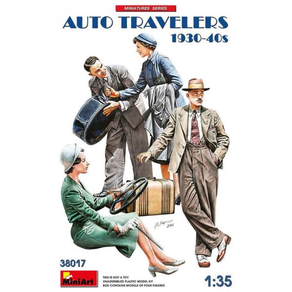 Auto Travelers 1930-40s - 1:35e - MiniArt - 38017