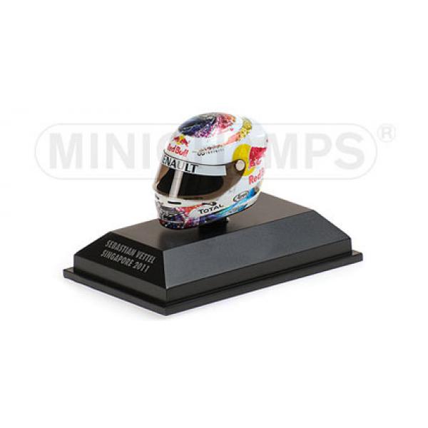 Casque Vettel 2011 1/8 Minichamps - 381110201