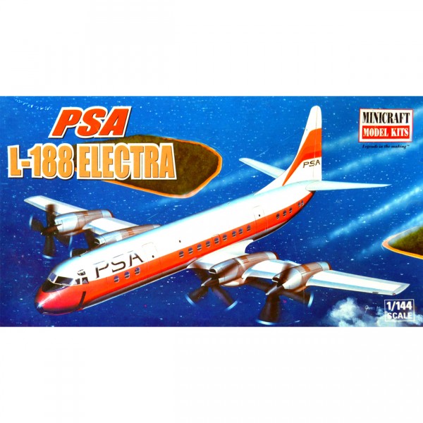 L.188 Electra PSA 1/144 Minicraft 14494 - Minicraft-14494