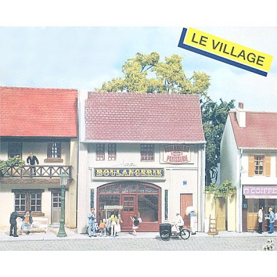 Faller - Maquette Charcuterie/Boulangerie à Assembler (échelle 1:87) - Pour Modélisme Ferroviaire