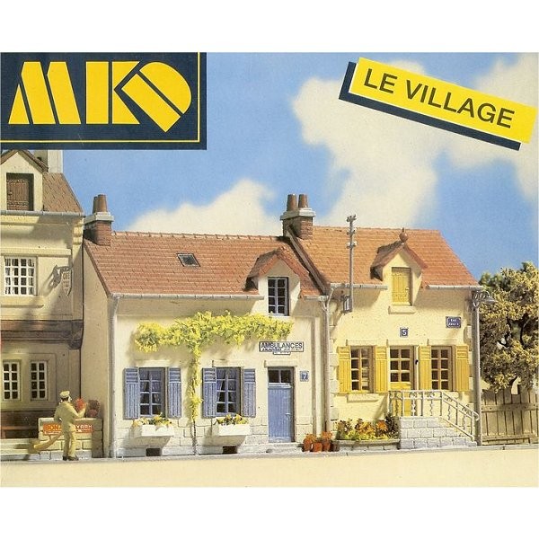 Modélisme HO : Le village français : Maisons jumelles - MKD-MK610