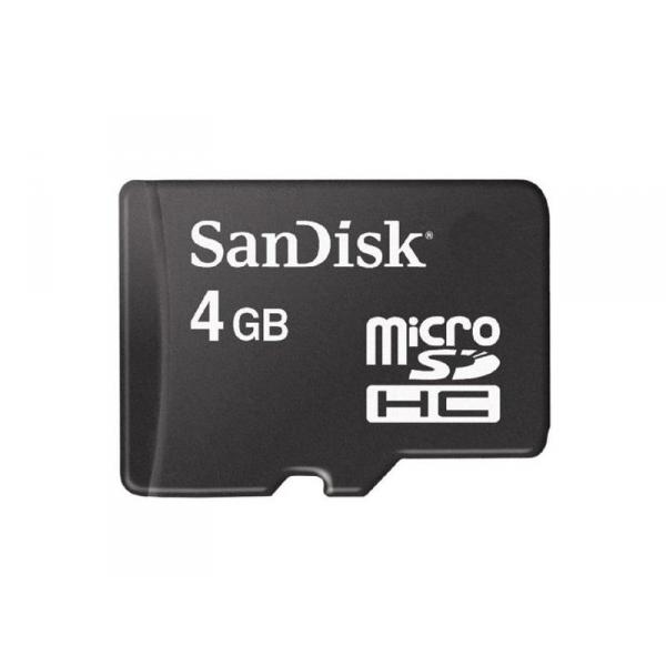 MicroSDHC 4Go Sandisk CL4 sans adaptateur  - MKT-1185