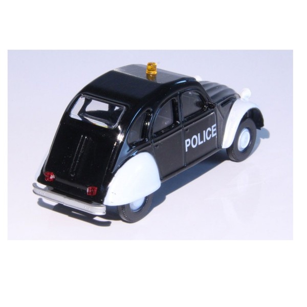 Modèle réduit de voiture Vintage : Police Citroën 2CV - Mondo-DX1352-1