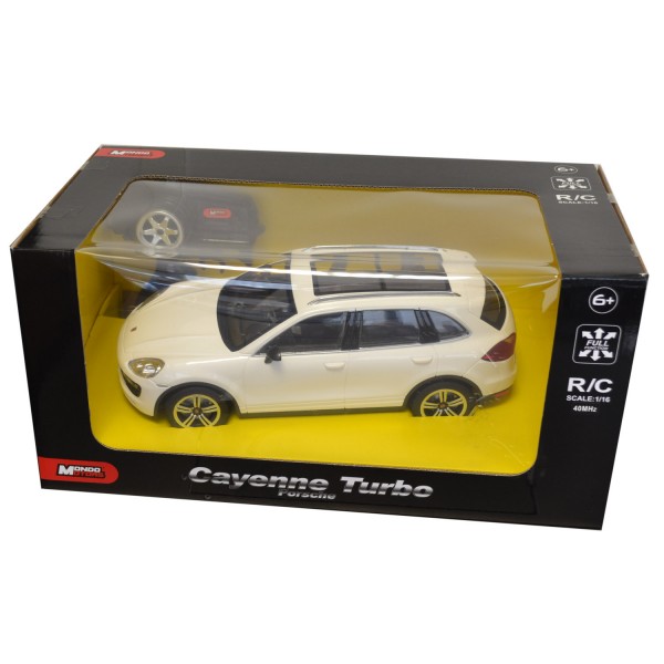 Voiture radiocommandée : Porsche Cayenne Turbo blanche - Mondo-63350-Blanc