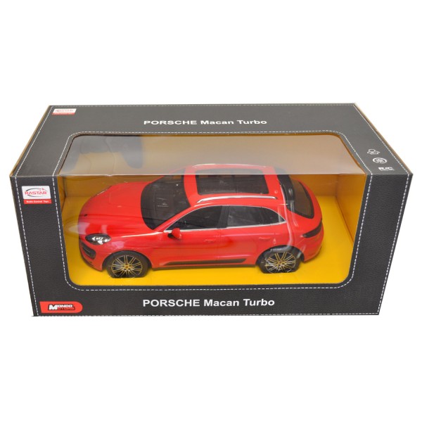Voiture radiocommandée : Porsche Macan Turbo rouge - Mondo-63367-Rouge