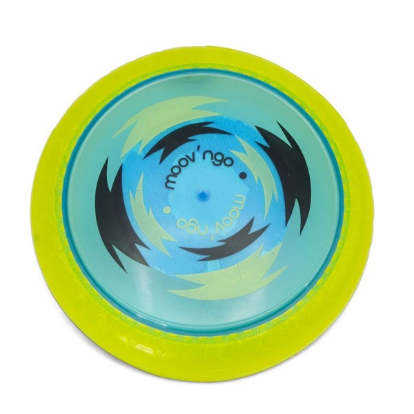 Frisbee 18 cm : Vert et bleu - Moov-MNG318-Bleu
