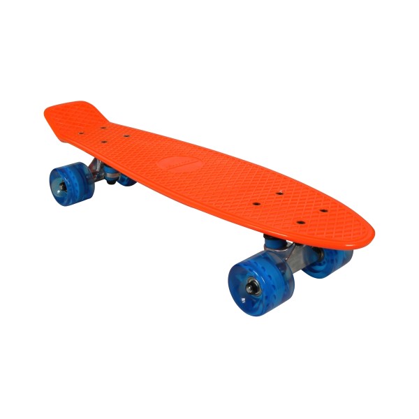 Skate Vintage orange roues bleues - Moov-MNG48-2