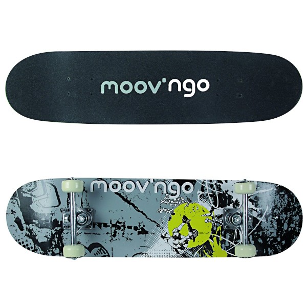 Skate board dessous gris - Moov-MNG1B-Gris