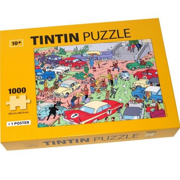 Puzzle 1000 pièces : Tintin : Rallye - Moulinsart-81546