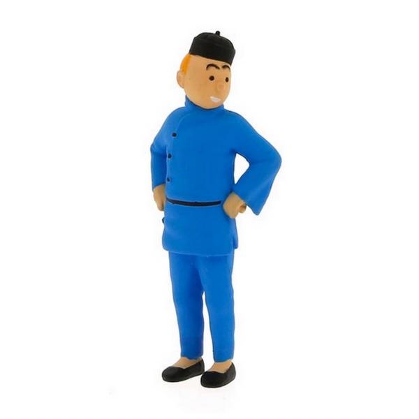 Figurine Tintin lotus 9cm - Moulinsart-42453