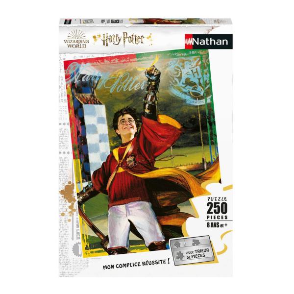 Puzzle 250 pièces : La passion du Quidditch - Harry Potter - Nathan-Ravensburger-86880