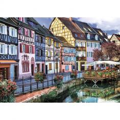 Puzzle 1000 pièces : Bienvenue en Alsace, Des racines et des ailes 