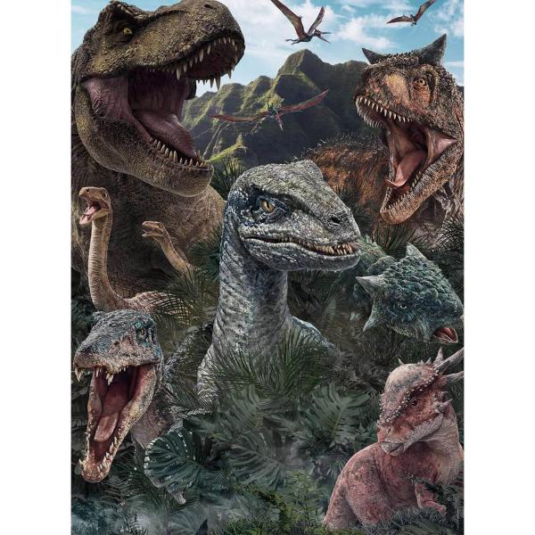 Puzzle 150 pièces : Jurassic World 3 : Les dinosaures de Jurassic World - Nathan-Ravensburger-86157