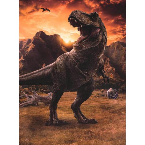 Puzzle 250 pièces : Jurassic World 3 : Le Tyrannosaurus Rex - Nathan-Ravensburger-86158