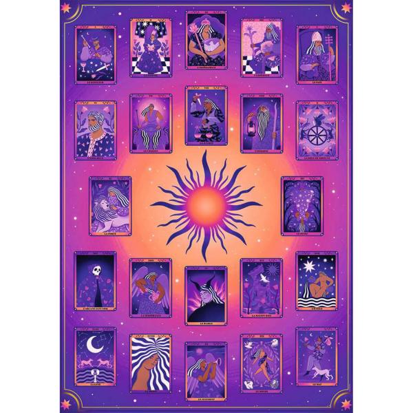 Puzzle 1500 pièces : Tarot Et Divination, Coralie Fau - Nathan-Ravensburger-87298
