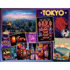 Puzzle mit 2000 Teilen: Entdeckung von Tokio