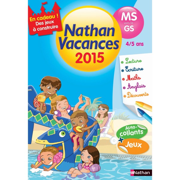 Cahier de vacances Maternelle : De la MS vers la GS - Nathan-89319